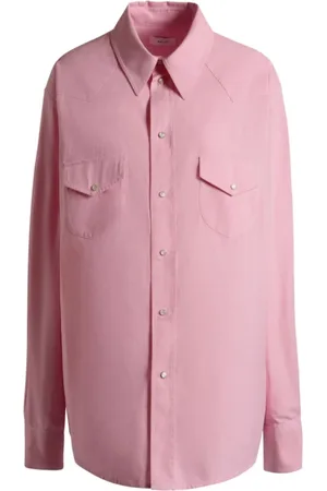 Bally Bluser & Skjorter, Dame, Lyserød, S, Bomuld, Taffy Bomuldsskjorte