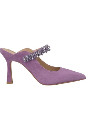 Alma en Pena Sko, Dame, Lilla, 39 EU, Rhinestone pumps