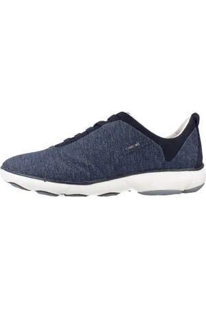 Geox Sko, Dame, Blå, 37 EU, Læder, Nebula Sneakers