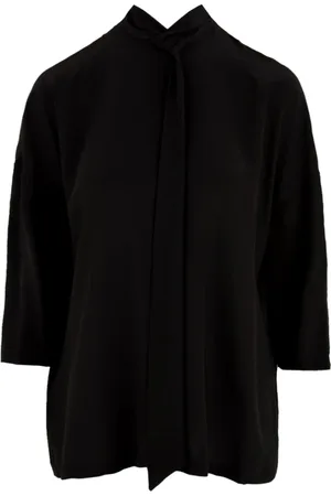 Aspesi Bluser & Skjorter, Dame, Sort, XS, Uld, Dame Bluse