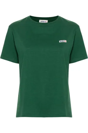 Autry Top, Dame, Grøn, XS, Bomuld, Grøn bomulds T-shirt