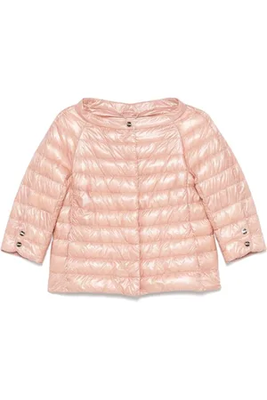 HERNO Jakke, Dame, Lyserød, S, Uld, Blush Quiltet overtøj