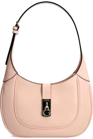 Guess Taske, Dame, Lyserød, ONE SIZE, Uld, Hobobag Maimie Skuldertaske i Pulverrosa