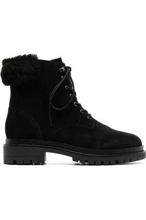 Ralph Lauren Sko, Dame, Sort, 35 1/2 EU, Uld, Carlee Støvlette