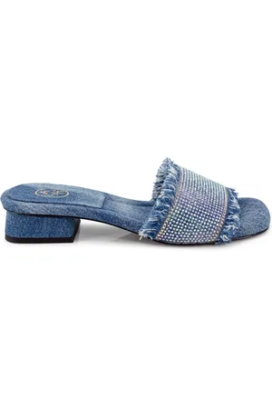 Ash Sko, Dame, Blå, 39 EU, Denim, Denim Hæle Mules