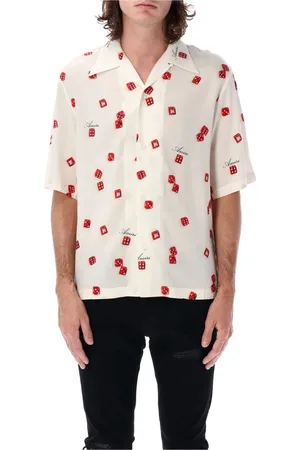 AMIRI Skjorte, Herre, Flerfarvet, XL, Dice Bowling Skjorte
