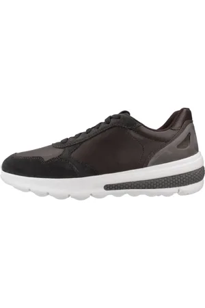 Geox Sko, Herre, Brun, 42 EU, Læder, Spherica Actif Sneakers