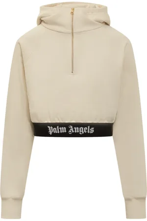 Palm Angels Sweathshirts & Hoodies, Dame, , S, Logo Tape Zip Hoody