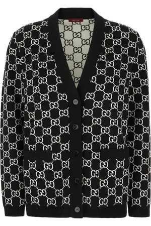 Gucci Strik, Dame, Sort, M, Uld, Maglieria Cardigan
