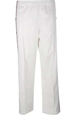 Golden Goose Bukser, Herre, Hvid, L, Polyester, Wide Tapered Leg Jogging Pants