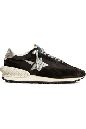 Golden Goose Sko, Herre, Sort, 45 EU, Nylon, Star Panel Sneakers