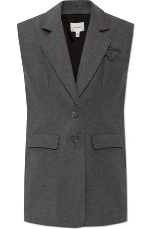 Gestuz Jakke, Dame, Grå, M/L, Polyester, Velly Vest
