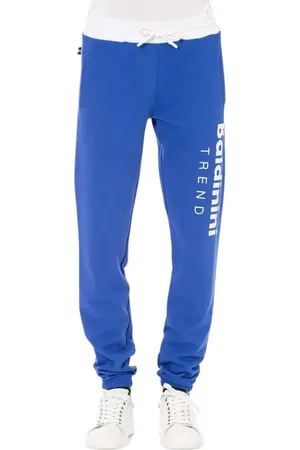 BALDININI Bukser, Herre, Blå, 2XL, Bomuld, Sporty bomuldsbukser med snøre