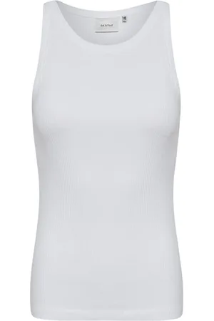 Gestuz Top, Dame, Hvid, XS, Bomuld, Drewgz SL Top