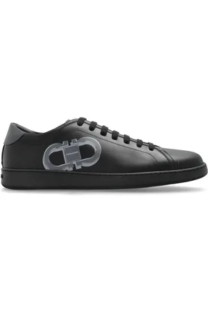 Salvatore Ferragamo Sko, Herre, Sort, 44 EU, Læder, Sneakers Brandy
