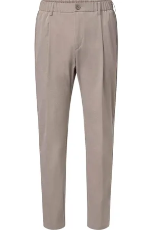 HERNO Bukser, Herre, Grå, M, Bomuld, Elastiske Chino Bukser