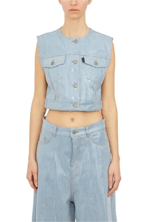 haikure Jakke, Dame, Blå, S, Crew Neck Vest