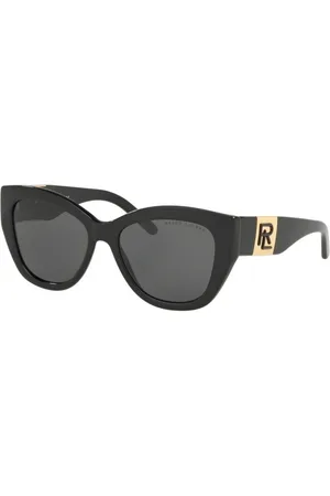 Ralph Lauren Tilbehør, unisex, Sort, 54 MM, Solbriller