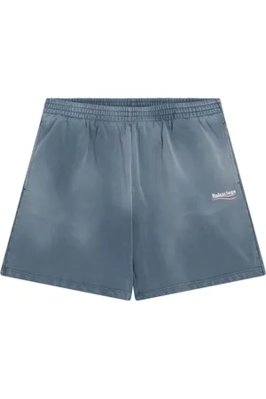 Balenciaga Shorts, Herre, Blå, XL, Korte Bermuda Shorts til Mænd