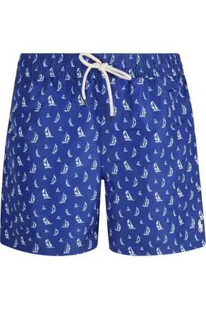 Ralph Lauren Badetøj, Herre, Flerfarvet, S, Polyester, Traveler Mid Trunk