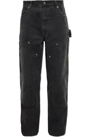 Golden Goose Jeans, Herre, Grå, XL, Bomuld, Jeans med slid
