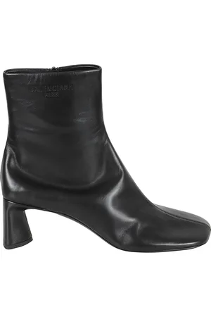 Balenciaga Sko, Dame, Sort, 37 EU, Læder, Duty-Free Støvletter