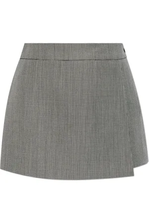 Golden Goose Shorts, Dame, Grå, 2XS, Uld, Houndstooth Shorts