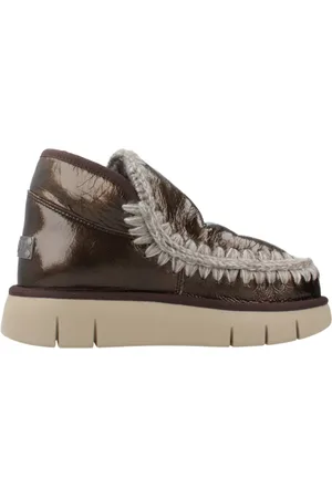 Mou Sko, Dame, Brun, 40 EU, Uld, Vinterstøvler Eskimo Bounce Sneaker