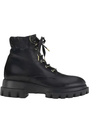 AGL ATTILIO GIUSTI LEOMBRUNI Sko, Dame, Sort, 40 EU, Læder, Maxine Lux Booties