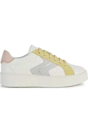 Geox Sko, Dame, Hvid, 39 EU, Polyester, Skyely Sneakers