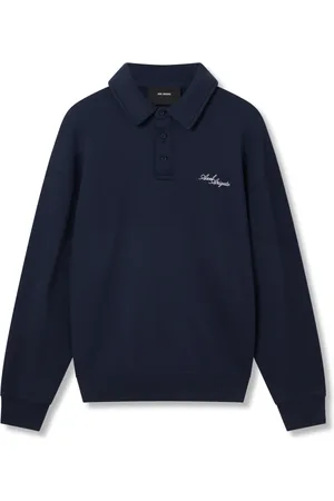 Axel Arigato Sweathshirts & Hoodies, Herre, Blå, S, Bomuld, Bae Polo Sweatshirt