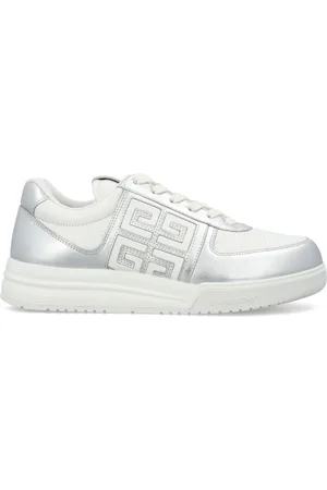 Givenchy Sko, Herre, Grå, 43 1/2 EU, Læder, G4 Low-top Sneaker