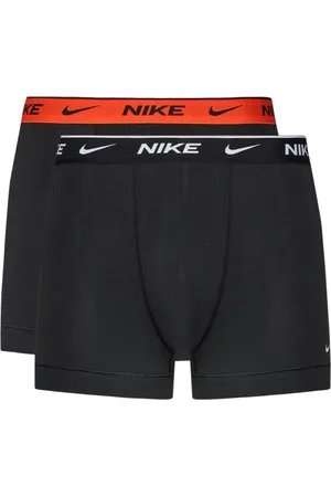 Nike Undertøj, Herre, Sort, S, Bomuld, Sort boksershorts med logo i taljen