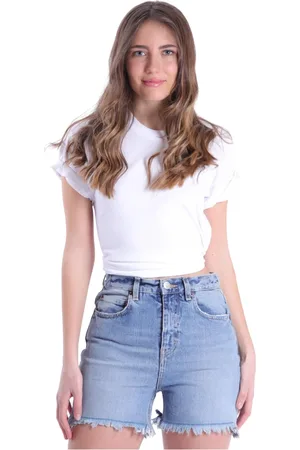 haikure Shorts, Dame, Blå, W27, Denim, Denim Shorts