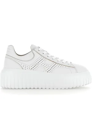 Hogan Sko, Dame, Hvid, 39 EU, Uld, Hvide Sneakers til et stilfuldt look