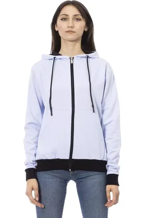 BALDININI Sweathshirts & Hoodies, Dame, Lilla, M, Bomuld, Bomulds Hættetrøje
