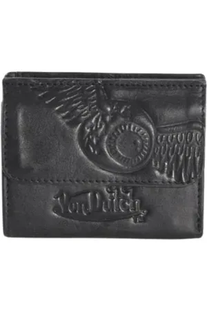 Von Dutch Tilbehør, unisex, Sort, ONE SIZE, Læder, Sort læderpung - Ugentlig udgave