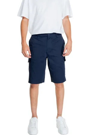 Armani Exchange Shorts, Herre, Blå, W29, Bomuld, Bermuda Shorts