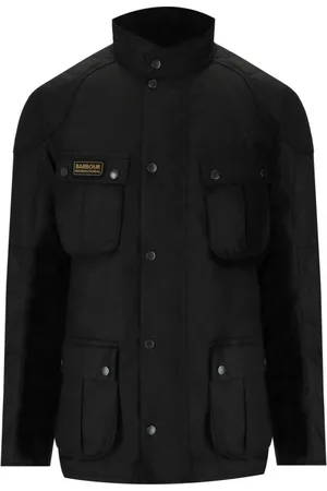 Barbour Jakke, Herre, Sort, 2XL, Bomuld, Vinter Lockseam Voksjakke