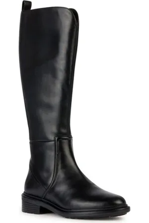 Geox Sko, Dame, Sort, 36 EU, Polyester, D Walk Pleasure Støvler