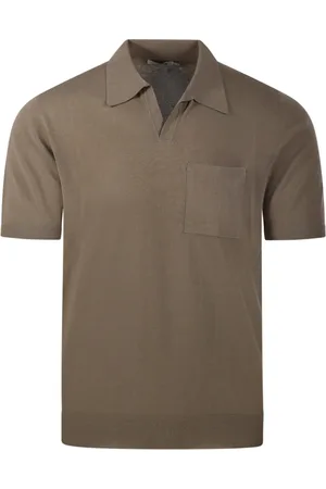 ALTEA Top, Herre, Brun, L, Bomuld, Army Polo T-Shirt
