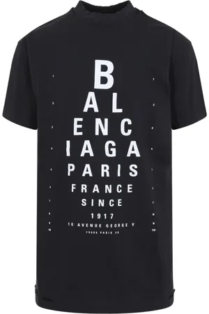 Balenciaga Top, Herre, Sort, S, Bomuld, Oversized T-shirt