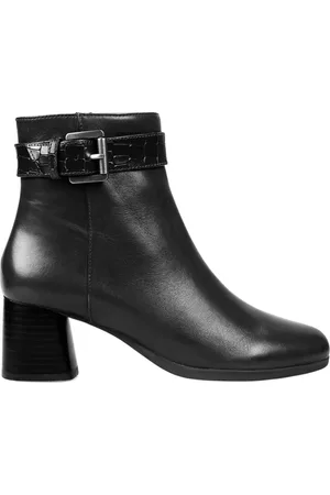 Geox Sko, Dame, Sort, 36 EU, Uld, Calinda Ankelstøvler