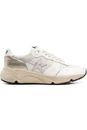 Golden Goose Sko, Dame, Flerfarvet, 41 EU, Uld, Running Sole Net Leather Sneakers