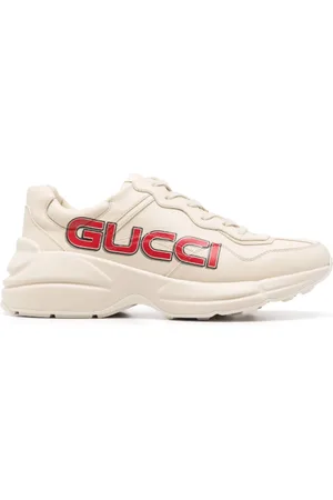 Gucci Sko, Herre, , 44 EU, Logo Print Sneakers