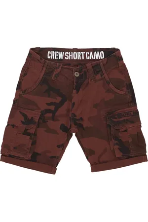 Alpha Industries Shorts, Herre, Brun, W36, Casual Shorts