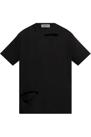 Y-3 Top, Herre, Sort, L, Bomuld, T-shirt med vintageeffekt
