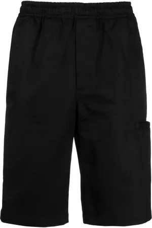 Givenchy Shorts, Herre, Sort, M, Bomuld, Logo-Tape Cotton Shorts