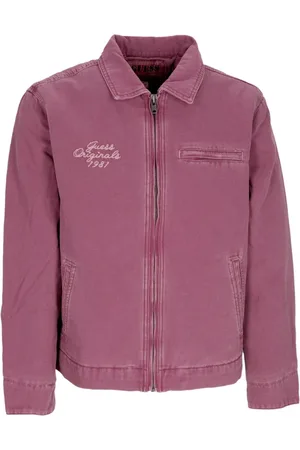 Guess Jakke, Herre, Lyserød, XL, Bomuld, Vatteret Worker Jakke