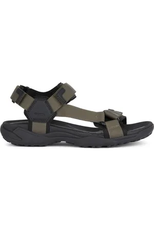 Geox Sko, Herre, Grøn, 41 EU, Polyester, Grip Flade Sandaler